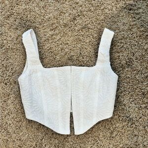 Princess Polly white corset top